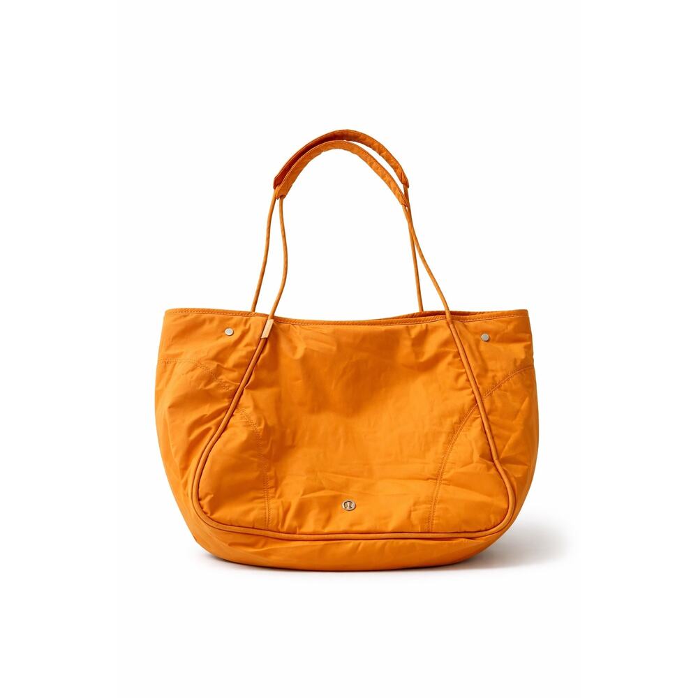 Lululemon Orange Tote Bag